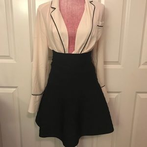 Herve Ledger A-line Bandage skirt